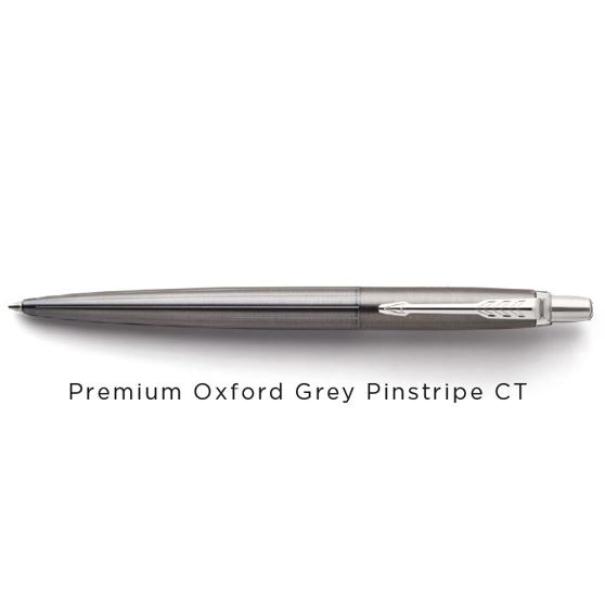 Parker Jotter Premium Oxford Grey Pinstripe bolígrafo CT 