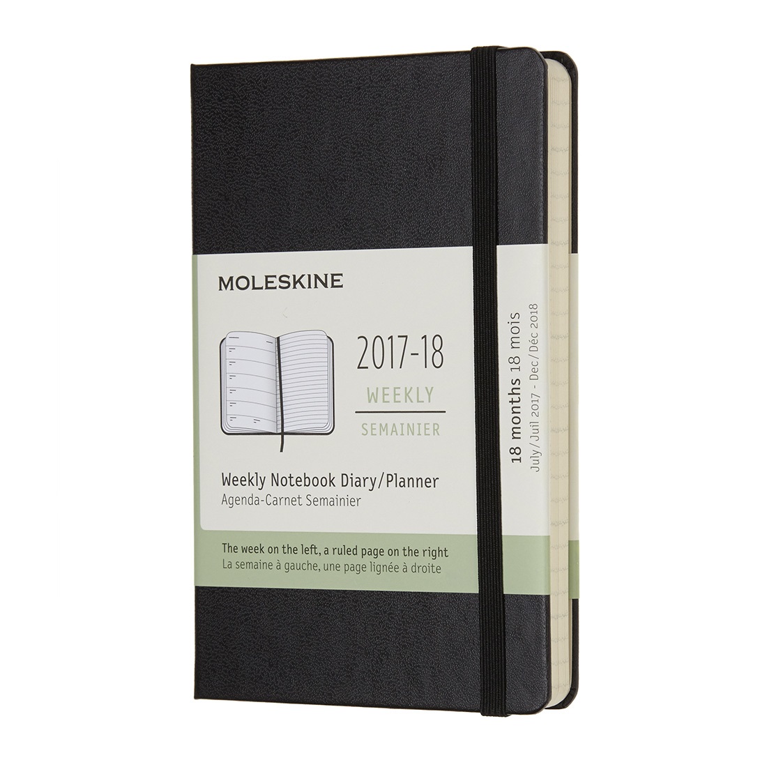 moleskine18maanden2017_2018weekagendapockethardcover De Groen BV