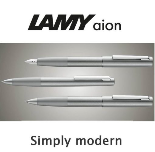 Lamy 1234854 studio vulpen 66 – tijdloze vulpen in de kleur Glacier van roestvrij staal en propellervormige clip – veerdikte F