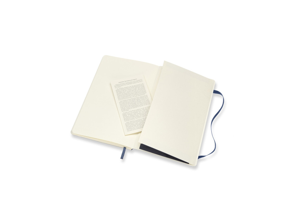 Wirwar Tussendoortje Echter Moleskine Dotted Notebook Large met zachte cover Sapphire Blue - De Groen BV