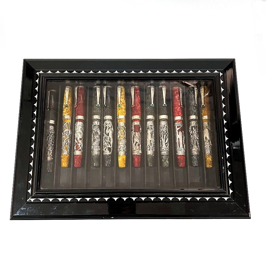 montegrappa-zodiac-serie-l.e. sterling-silver-18k-vulpen 2