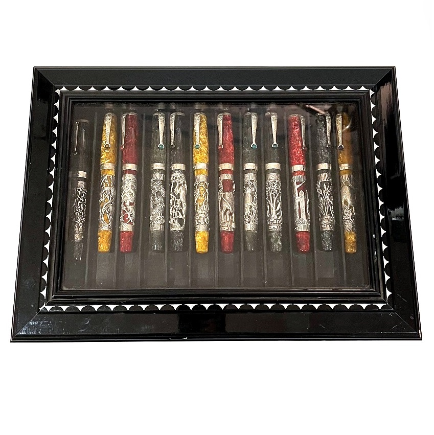 montegrappa-zodiac-serie-l.e. sterling-silver-18k-vulpen 7