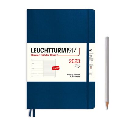 Leuchtturm1917 A5 Medium Weekly & Notebook 2023/2024 (18 mnds) hardcover Rising Sun - De Groen BV