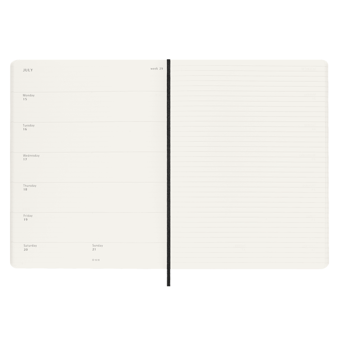 Moleskine Extra Large Weekly Notebook Diary/Planner 18 maands 2023/2024