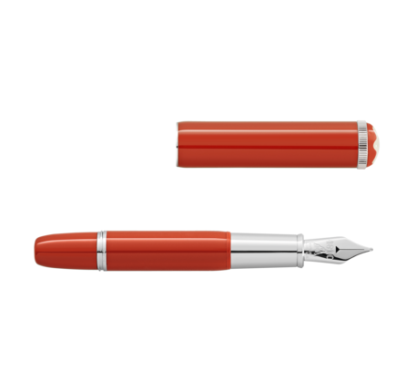 Montblanc Heritage rouge et noir baby coral vulpen 4