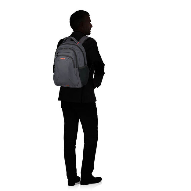 American Tourister At Work 15.6 laptop backpack black-orange 2