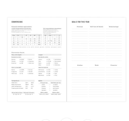 Letts of London A5 Raw week to view 2025-2026 2