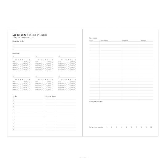 Letts of London A5 Raw week to view 2025-2026 5