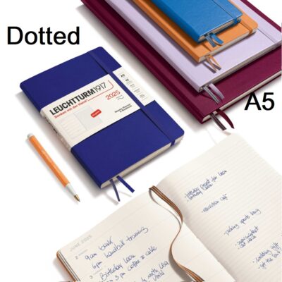 Leuchtturm1917 A5 Medium Weekly Planner / Notebook Hardcover DOTTED