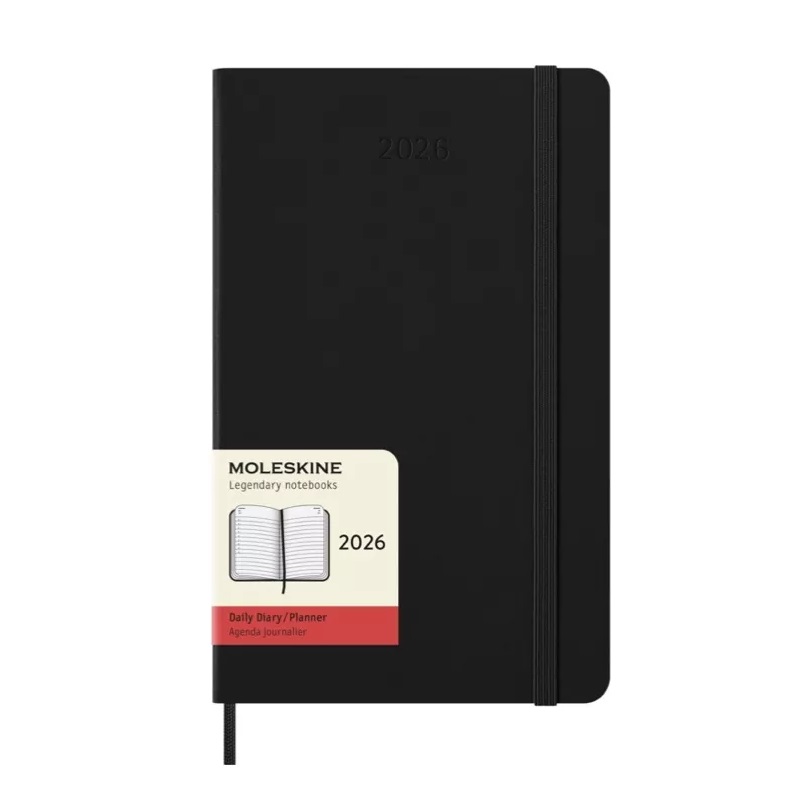 Moleskine-2026-Daily-Large-Hardcover black