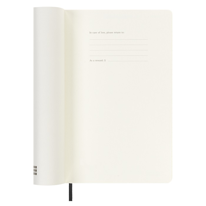 Moleskine Large weekly planner soft 2025-26 black 2
