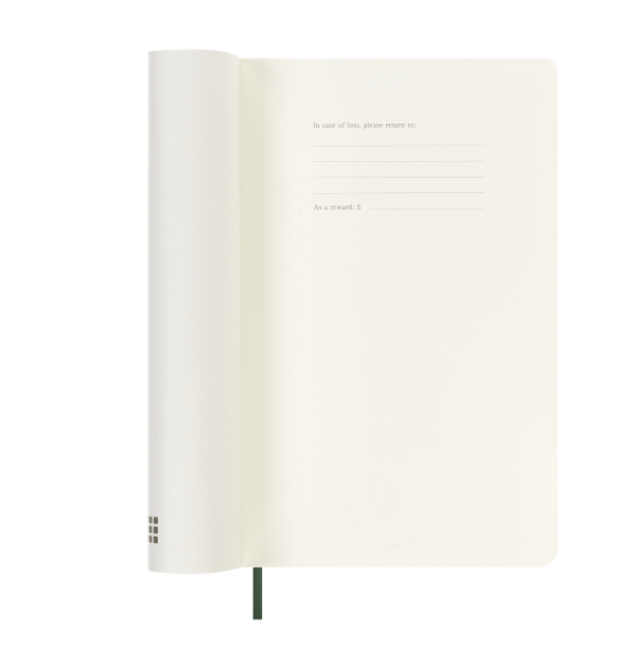 Moleskine Large weekly planner soft 2025-26 myrtle green 2