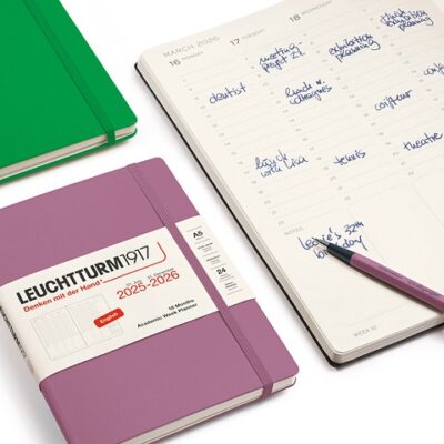 Leuchtturm1917 A5 Medium Academic Week Planner (18 mnds) hardcover