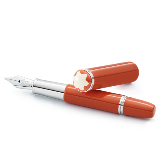 Montblanc Heritage rouge et noir baby coral vulpen 3