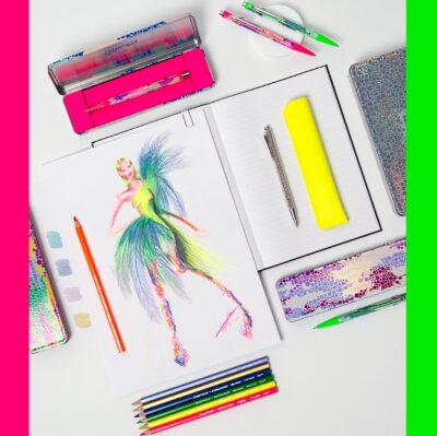 CARAN D’ACHE + GERMANIER LES FULGUREUSES: een gedurfde viering van kleur en creativiteit.