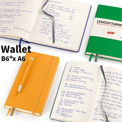 Leuchtturm1917 B6+ x A6 Wallet Weekly Planner&Notebook DOTTED