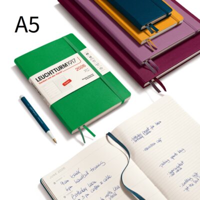 Leuchtturm1917 A5 Medium Weekly Planner/Notebook Hardcover