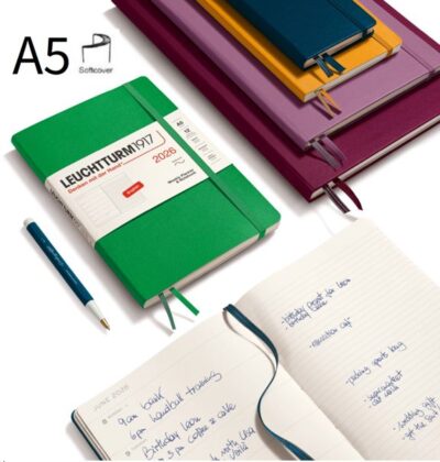 Leuchtturm1917 A5 Medium Weekly Planner / Notebook Softcover