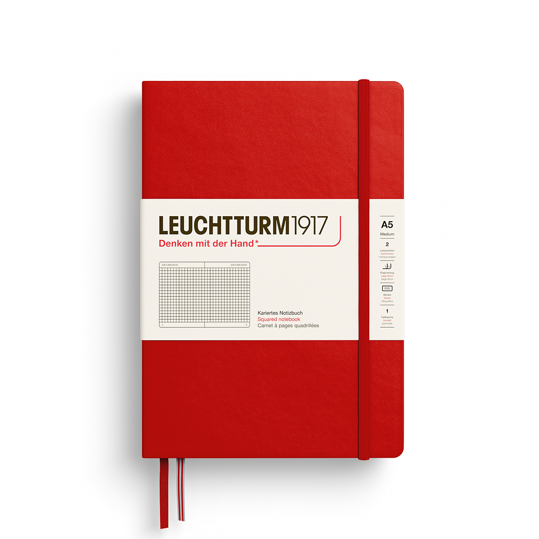 Leuchtturm1917 373979 medium-a5-hardcover-cherry-squared
