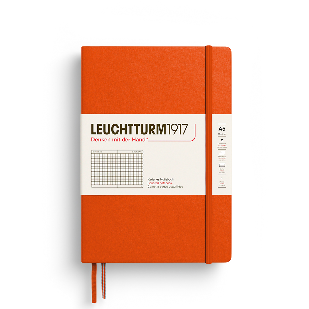 Leuchtturm1917 373984 medium-a5-hardcover-pumpkin squared