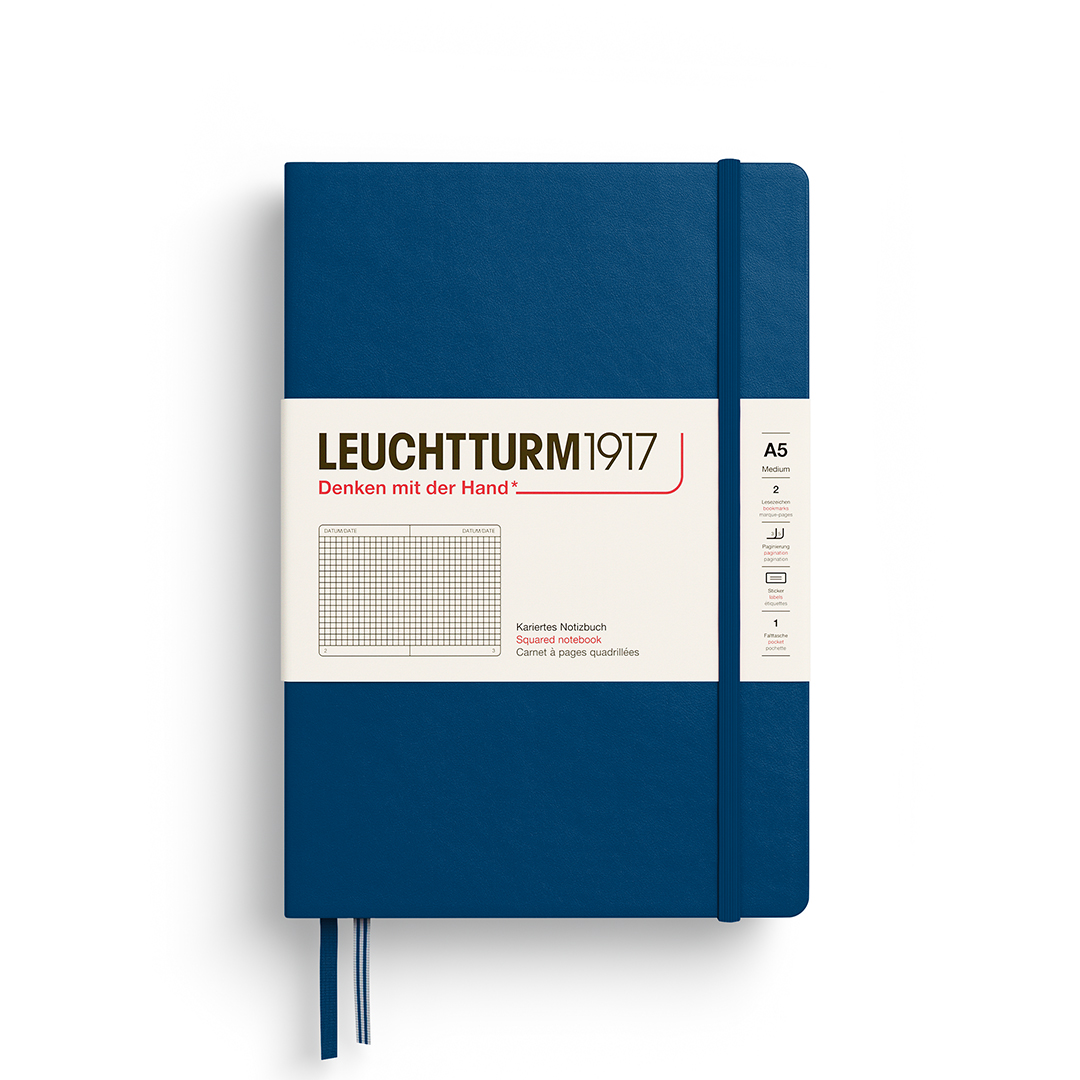 Leuchtturm1917 373992 medium-a5-hardcover-indigo squared