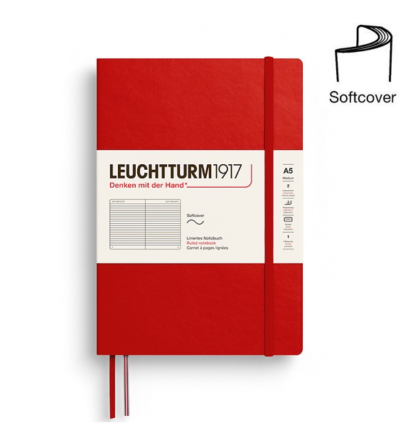 Leuchtturm1917-notebook-medium-a5-softcover-cherry-ruled