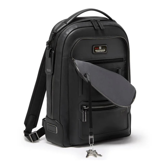 Tumi Harrison Bradner Backpack Black Bombe 4