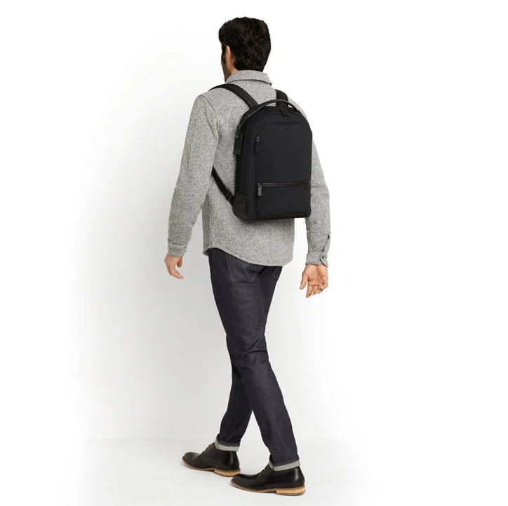 Tumi Harrison Bradner Backpack Black Bombe 7