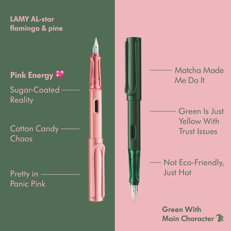 Lamy Al-star-Flamingo- Pine 2 Lamy Al-star-Flamingo- Pine 2