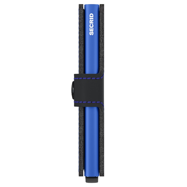 Secrid Miniwallet Matte Black&Blue 2 Secrid Miniwallet Matte Black&Blue 2