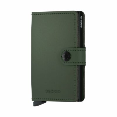 Secrid Miniwallet original matte green black