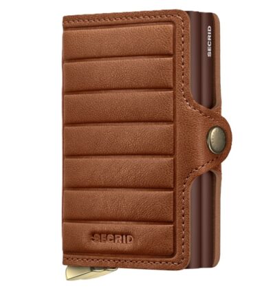 Secrid Twinwallet Emboss Lines Cognac