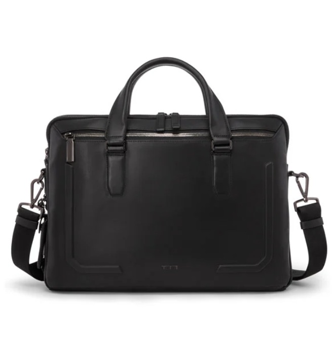 Tumi Harrison Sycamore Slim Brief Black Bombe Tumi Harrison Sycamore Slim Brief Black Bombe