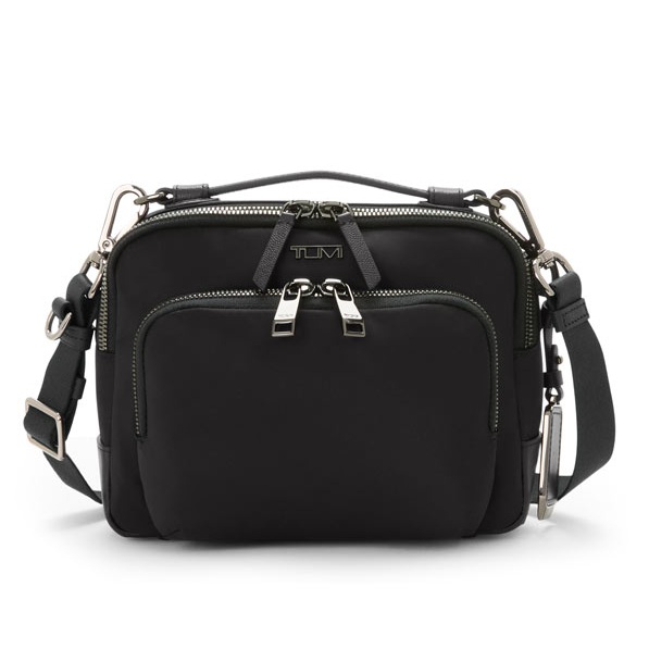 Tumi Voyageur Teghan Crossbody Black-Gunmetal Tumi Voyageur Teghan Crossbody Black-Gunmetal