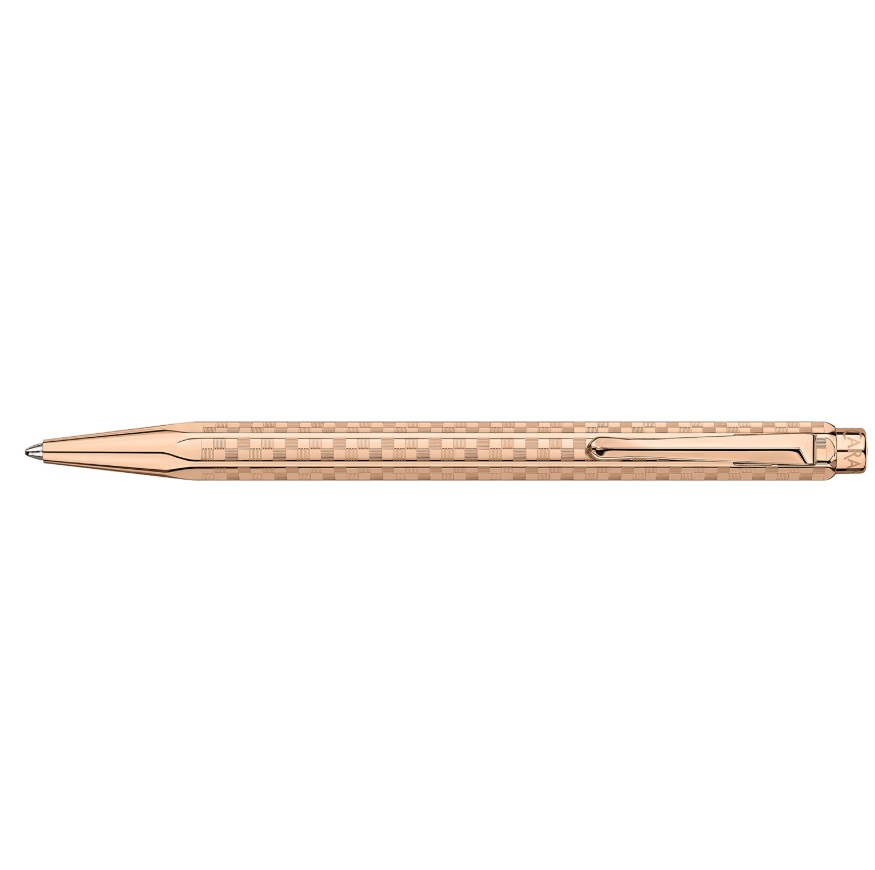 Caran d'Ache Damier Ecridor Collection Rose Gold balpen set