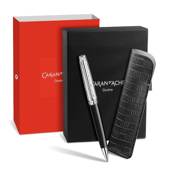 Caran d'Ache Damier Léman set 4