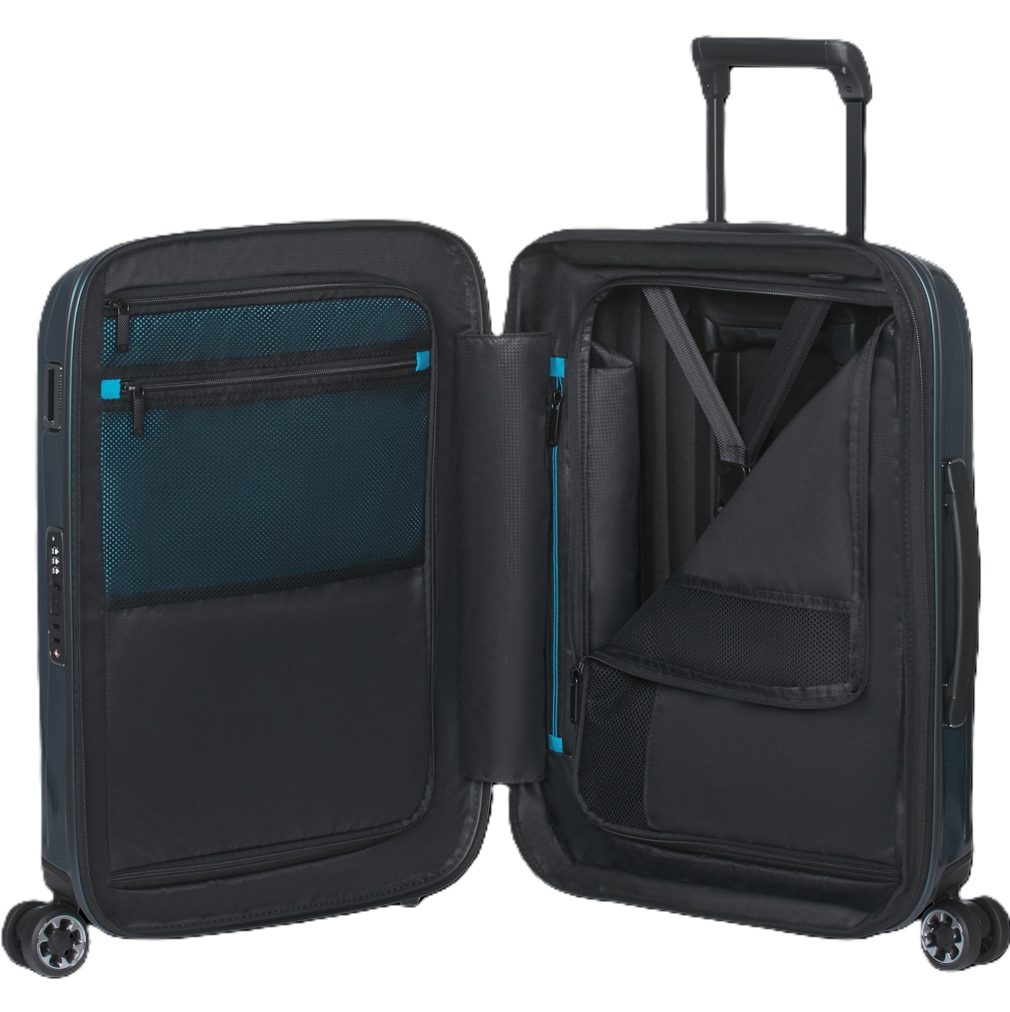 Samsonite Nexis Spinner 55-20 expandable 35cm deep petrol 3 Samsonite Nexis Spinner 55-20 expandable 35cm deep petrol 3