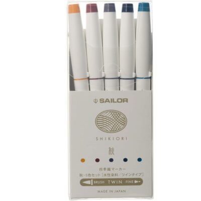 sailor-twin-pen-water-based-pen-shikiori-marker-autumn 2