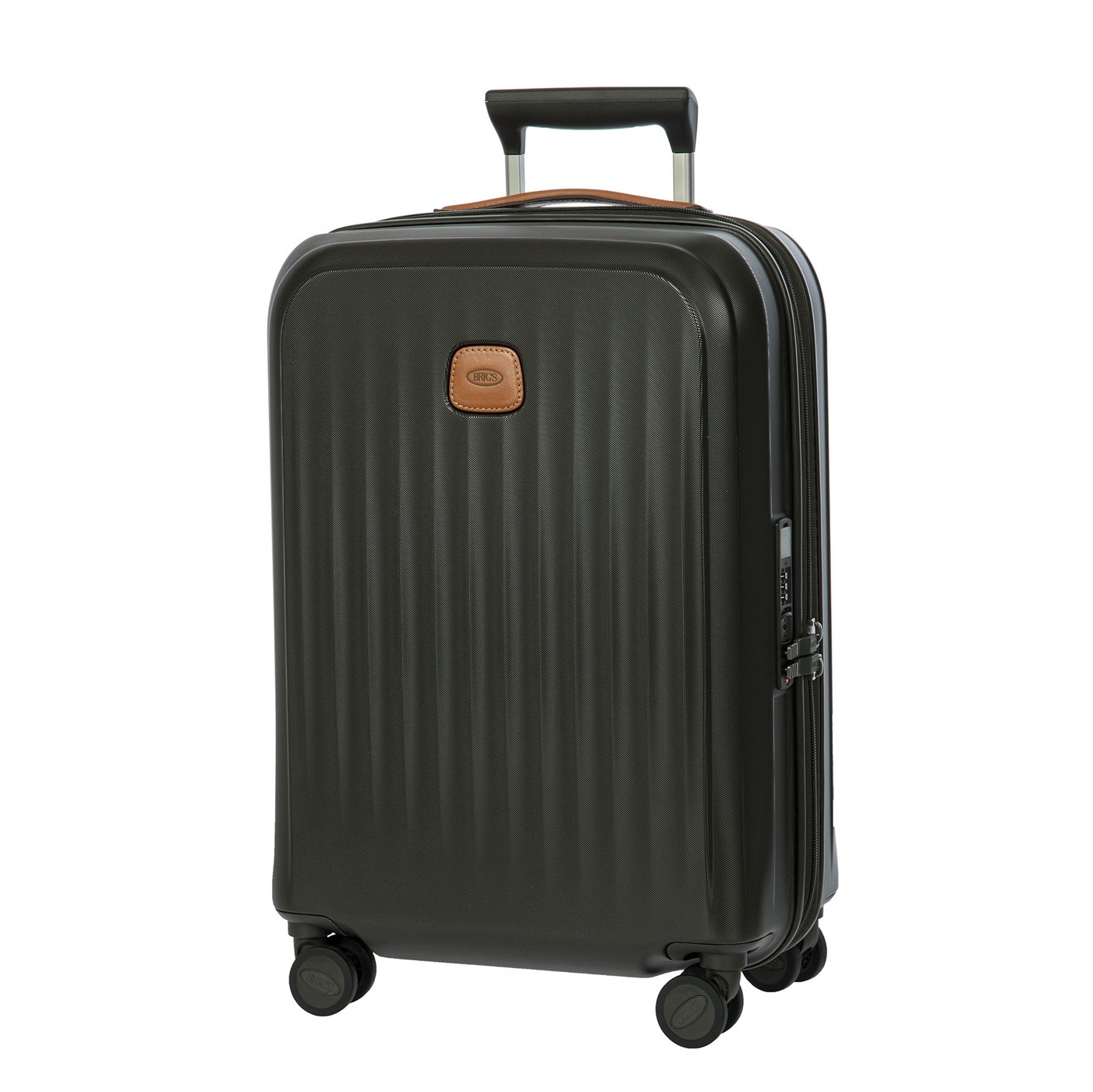 Bric's Taormina ultra-light 55cm exp cabin trolley BAH08451.078 Olive 6