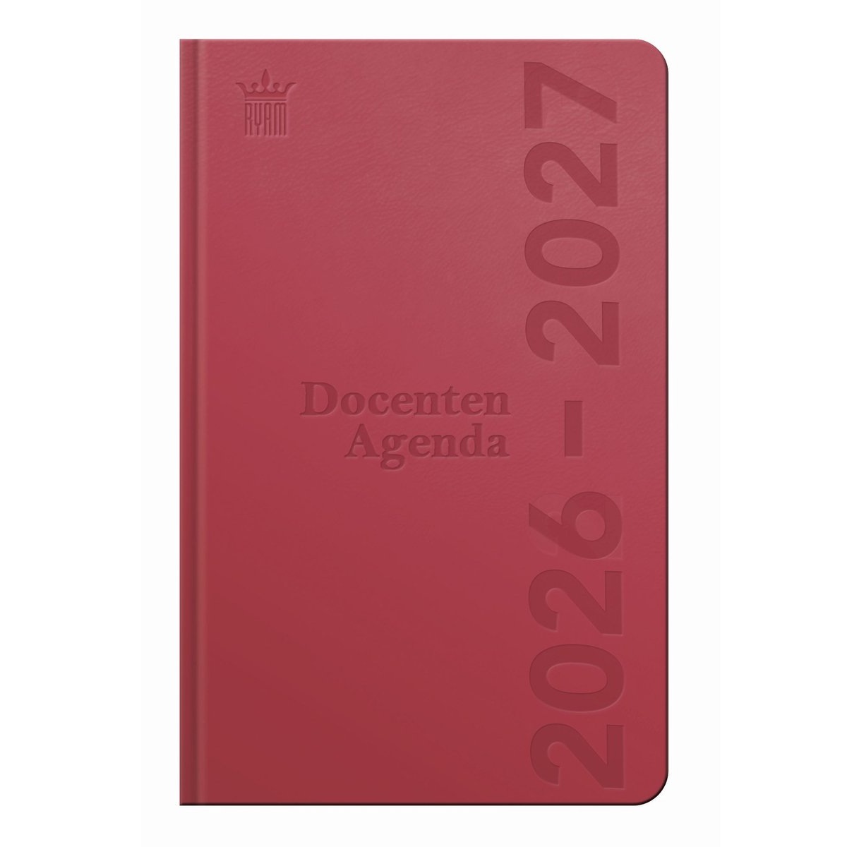 Ryam 2026-2027 Docentenagenda deluxe rood