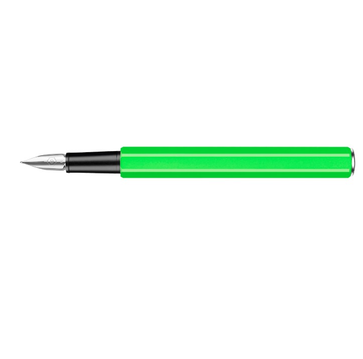 Caran d'Ache 849 vulpen Fluor Green 2