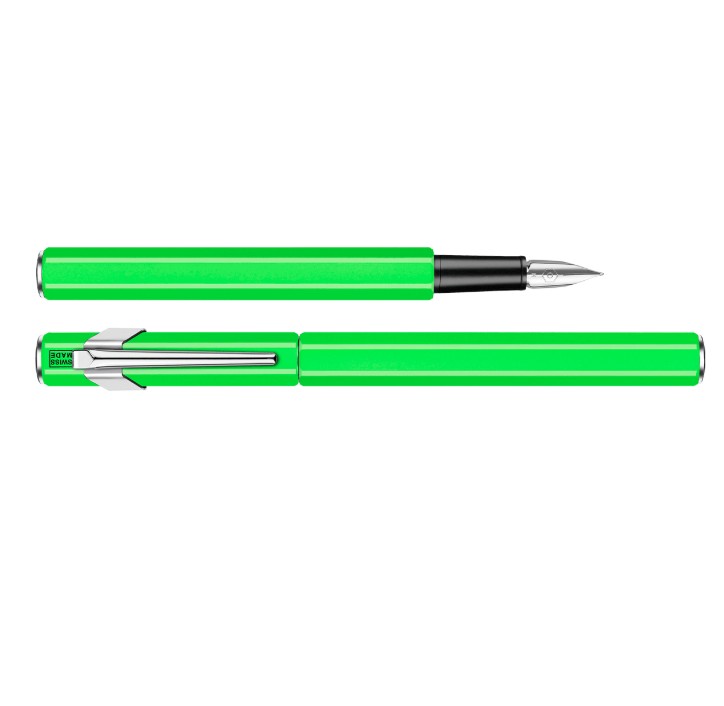 Caran d'Ache 849 vulpen Fluor Green