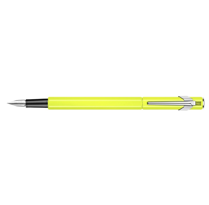 Caran d'Ache 849 vulpen Fluor Yellow 3