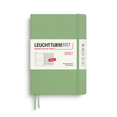 Leuchtturm1917 A5 Medium Weekly PLanner/Notebook Hardcover