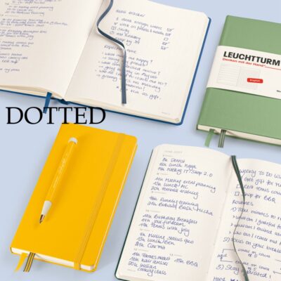 Leuchtturm1917 A5 Medium Weekly Planner/Notebook Hardcover DOTTED