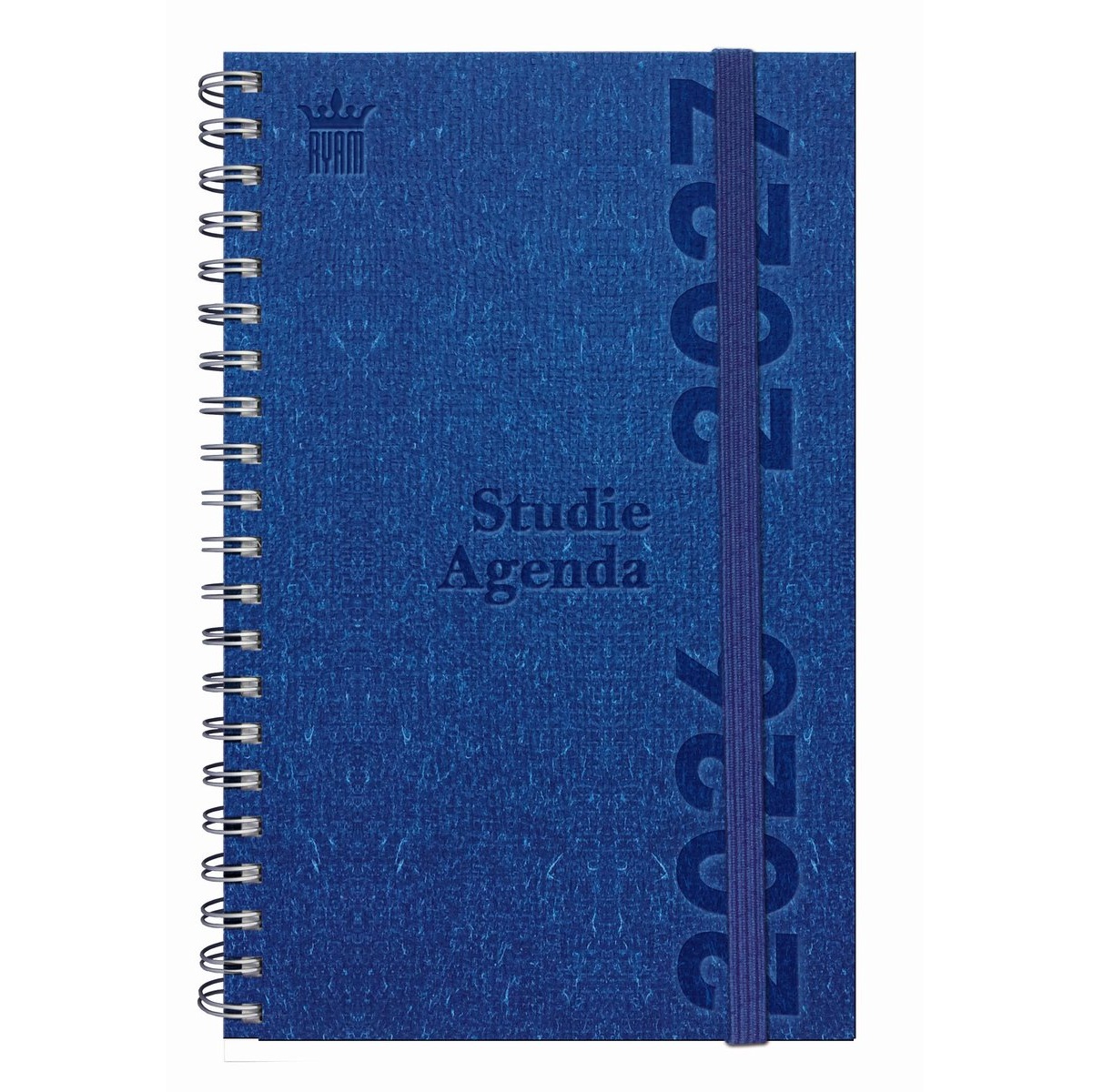 Ryam Studie agenda 2026-2027 spiraal blauw