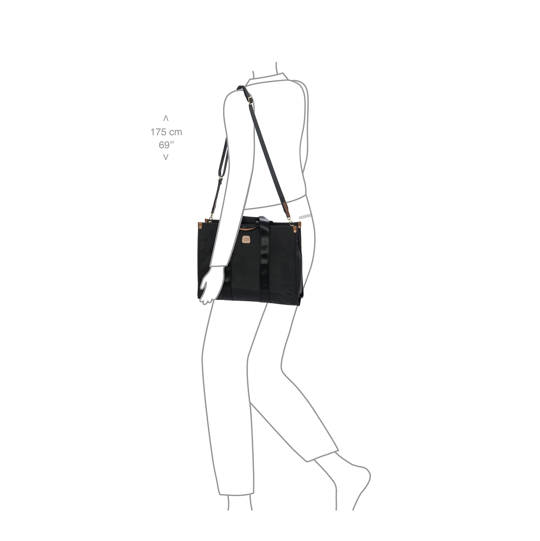BRIC'S X-Bag Opera Tote Bag M zwart 7
