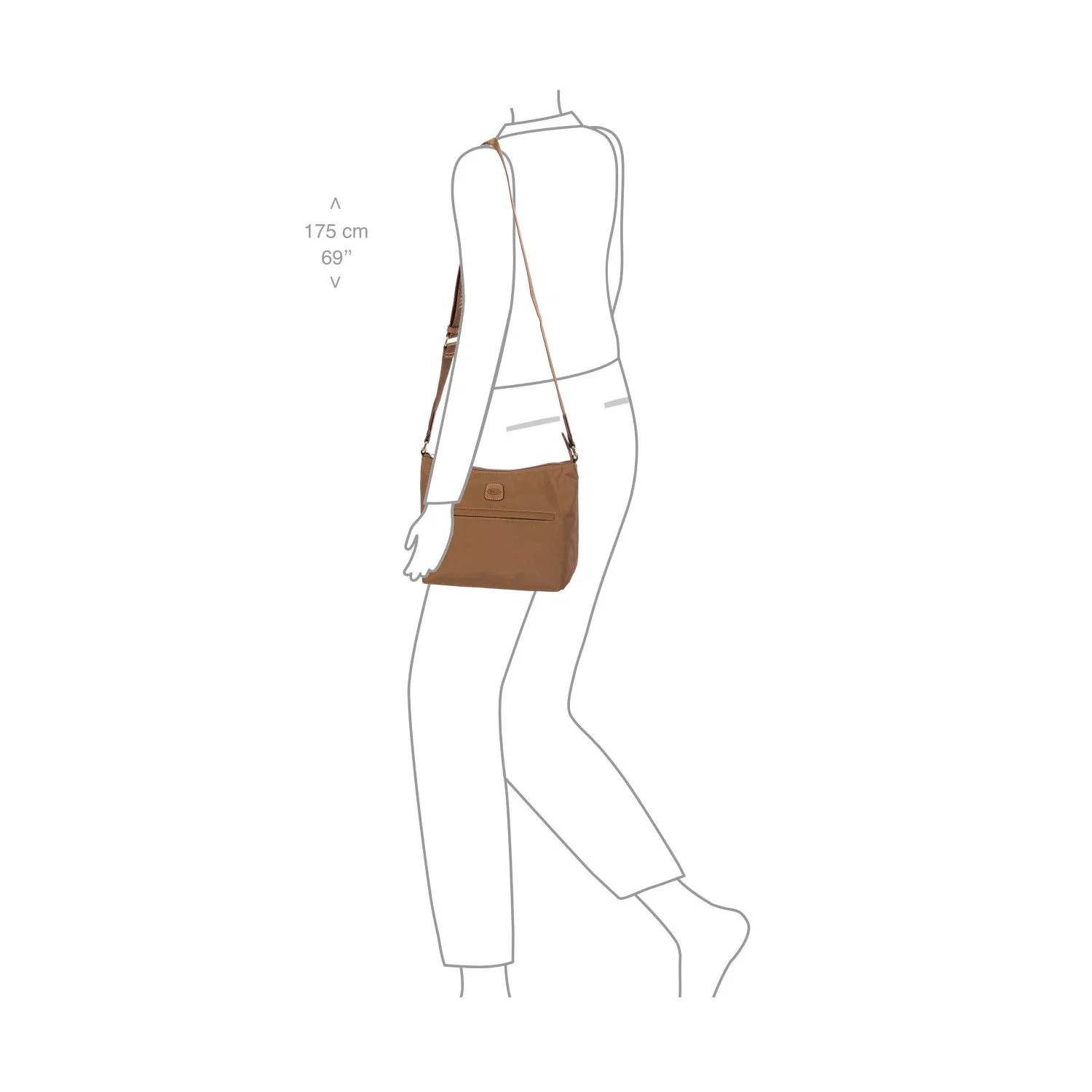 Bric's BXG45056-865 recycled nylon small shoulderbag Brownie 5