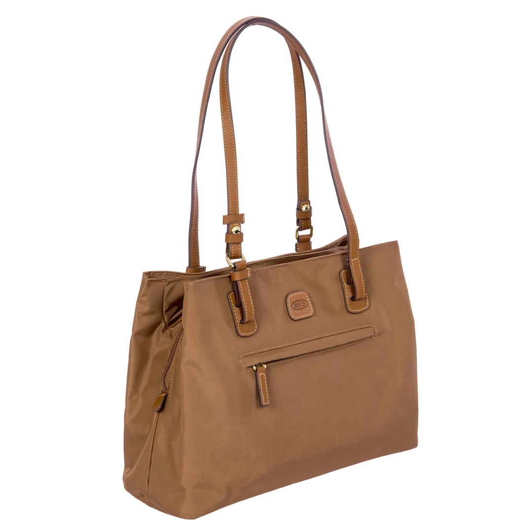Bric's Recycled fabric medium Shopper Bag bxg45282 brownie 2
