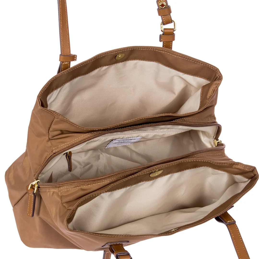 Bric's Recycled fabric medium Shopper Bag bxg45282 brownie 8